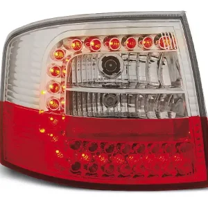 Beliebt LED Rücklichter rot weiß passend für Audi A6 Avant 05.97-05.04