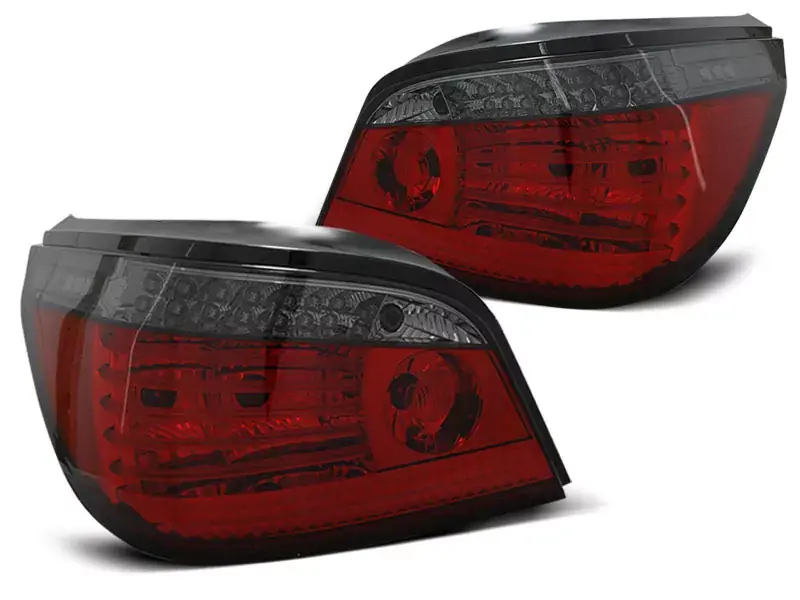 LED Rücklichter rot getönt mit dynamischem Blinker passend für BMW E60 Lci 03.07–12.09 Saisonangebot