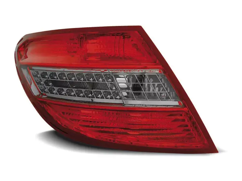 Sonderangebot LED Rücklichter rot getönt passend für Mercedes C-Klasse W204 Limousine 07-10