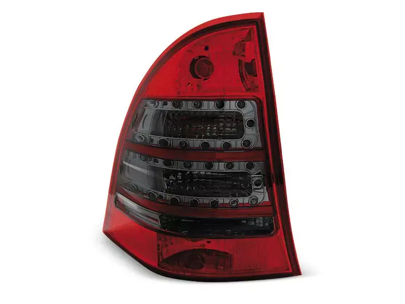 LED Rücklichter rot getönt passend für Mercedes C-Klasse W203 Kombi 00-07 Expressversand