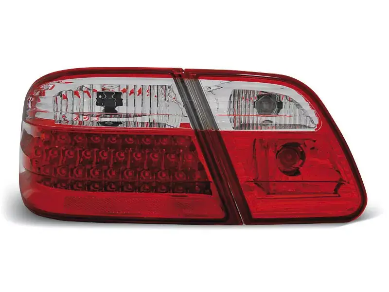 Expressversand LED Rücklichter rot weiß passend für Mercedes W210 95-03.02