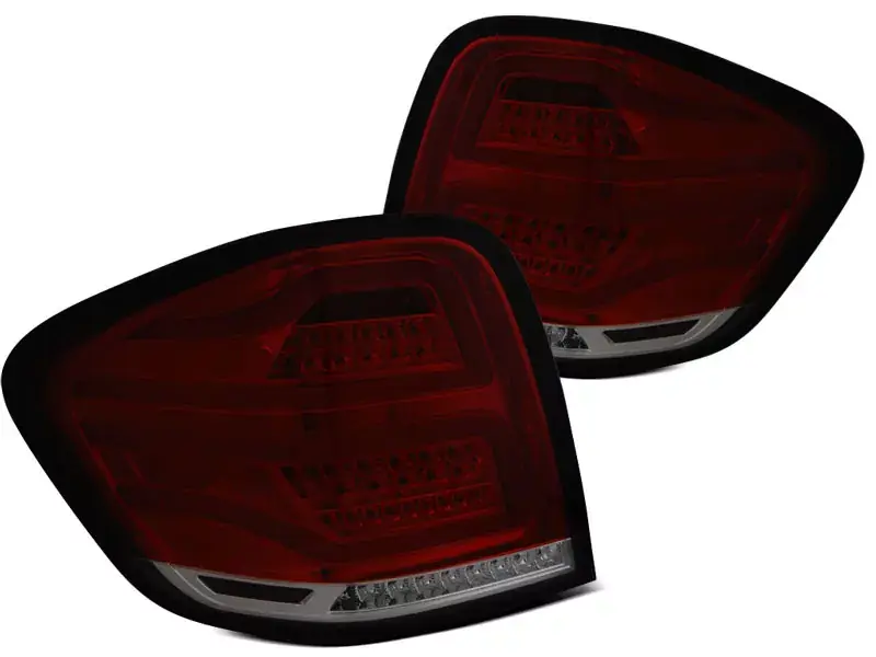 Solange Der Vorrat Reicht LED BAR Rücklichter rot getönt passend für Mercedes M-Klasse W164 05-08