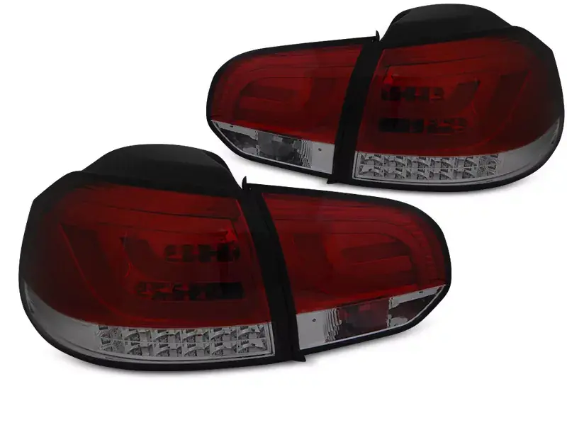 LED BAR Rücklichter rot getönt passend für VW Golf 6 10.08–12 Rabatt