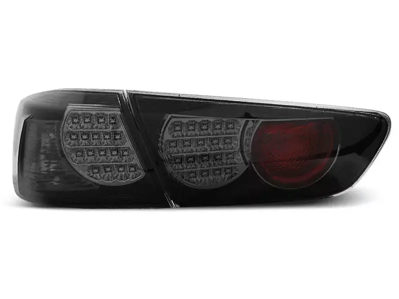 Solange Der Vorrat Reicht LED Rückleuchten Black getönt passend für Mitsubishi Lancer 8 Limousine 08-11