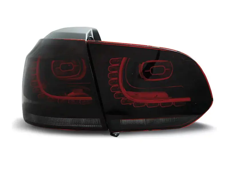 Markenprodukt LED Rücklichter rot getönt passend für VW Golf 6 10.08-12