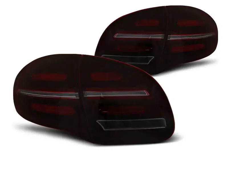 Letzte Chance LED BAR Rücklichter rot getönt dynamische Blinker passend für Porsche Cayenne 10-15