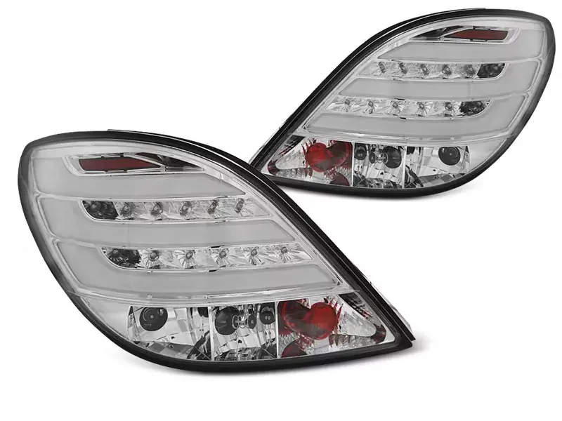 Top-Preis Chrom LED BAR Rückleuchten passend für Peugeot 207 3D/5D 05.06-06.09