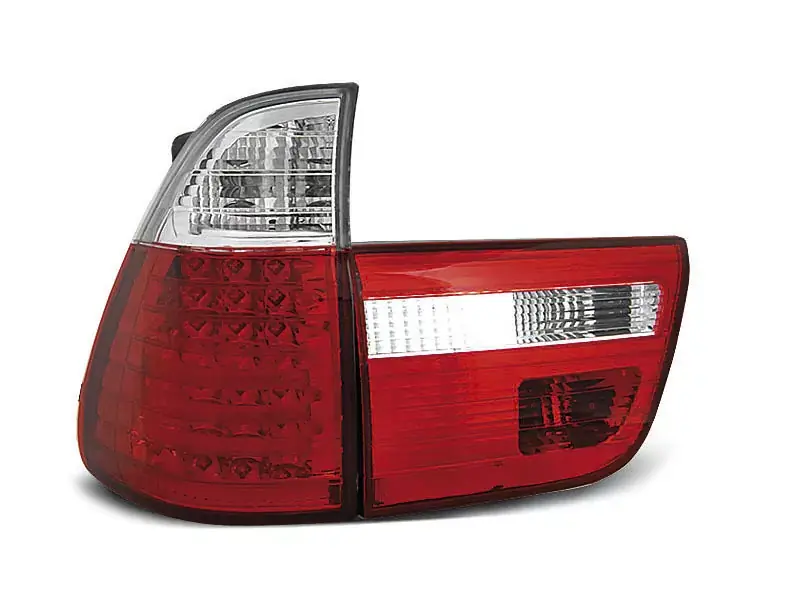 Wochenendangebot LED Rücklichter rot weiß passend für BMW X5 E53