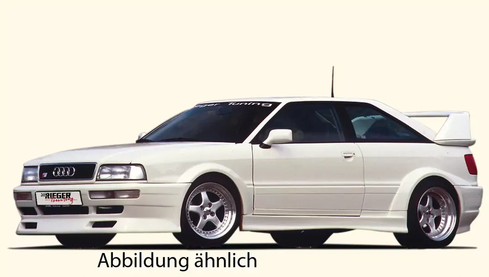 Neue Kollektion Rieger Spoilerschwert Breitbau II passend für Audi 80 Typ 89 Coupé