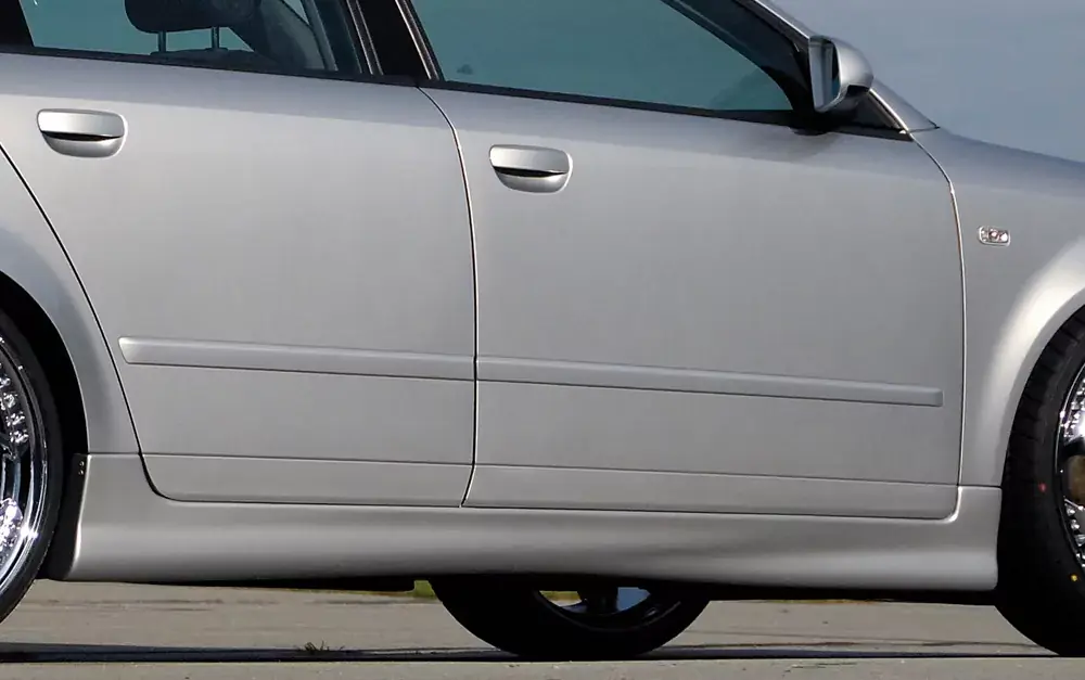 Solange Der Vorrat Reicht Rieger Seitenschweller rechts passend für Audi A4 (8E) Typ B6 Avant 11.00–10.04