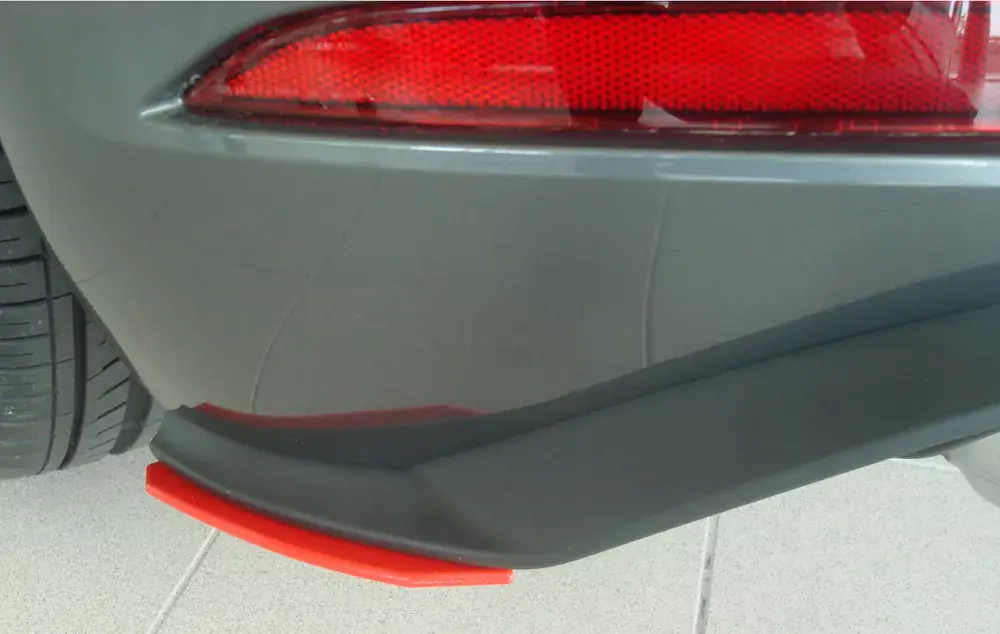 Rieger Heckschürzenansatz seitlich links passend für VW Golf 7 GTI 5-tür. ab 02/17 (Facelift) Ausverkauf