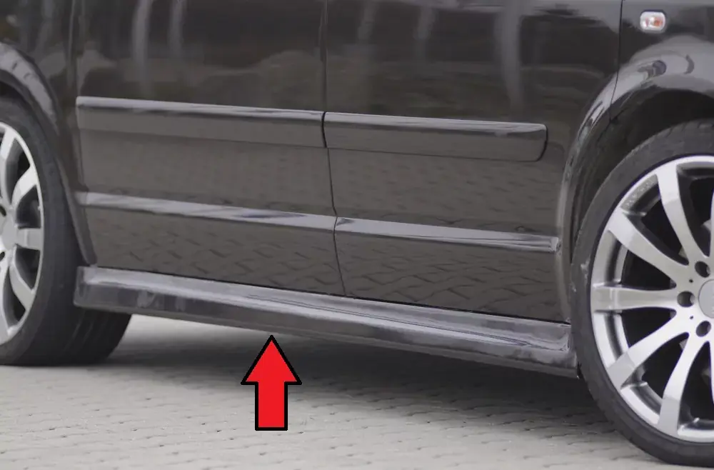 Ausverkauf Rieger Seitenschweller rechts passend für VW T5 Bus 04.03-08.09 (bis Facelift)