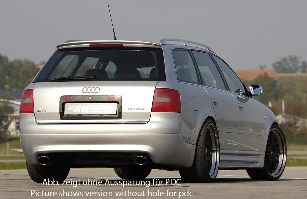 Rieger Heckansatz S6-Look passend für Audi A6 4B Avant Sale