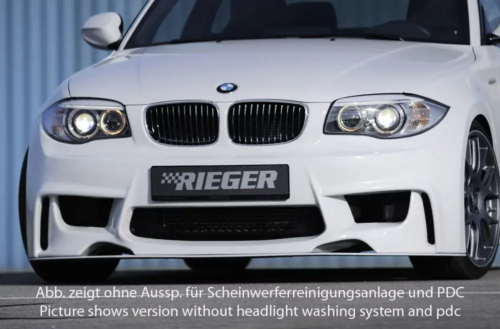 Rieger Spoilerstoßstange passend für BMW 1er E82 E88 Coupé Abverkauf