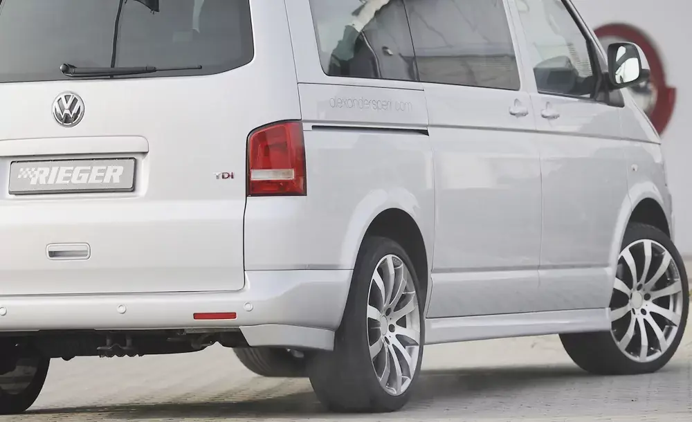 Rieger Heckschürzenansatz passend für VW T5 Bus ab 09/2009 Schneller Versand