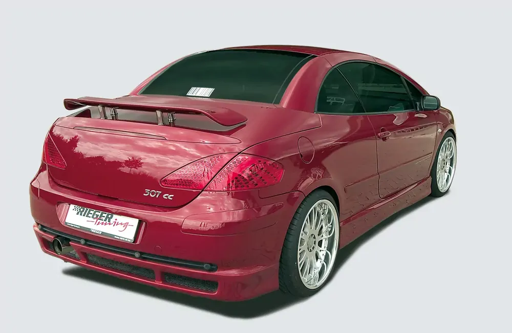 Rieger Heckansatz passend für Peugeot 307 Cabrio CC 04.01-04.05 Nur Für Kurze Zeit