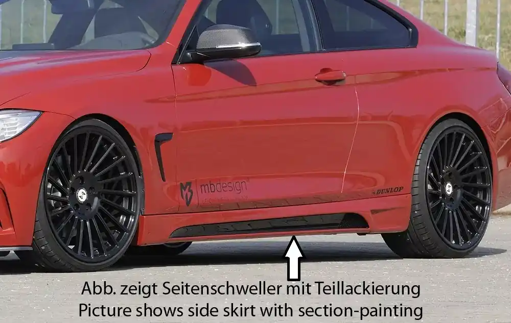 Zertifiziert Rieger Seitenschweller links passend für BMW 4er F32 Coupé (11/2012–06/2015)