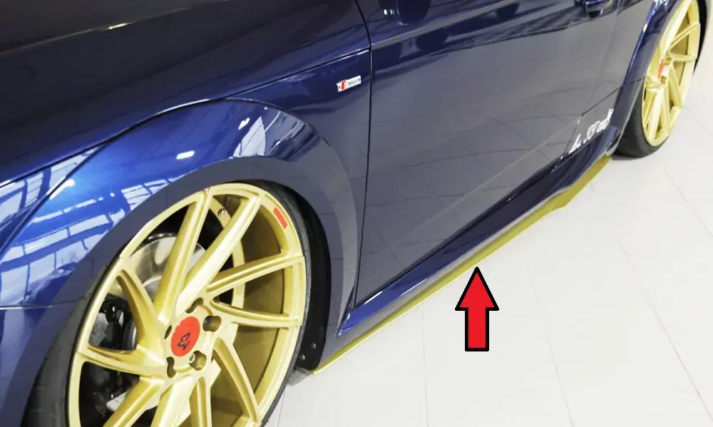 Rieger Seitenschweller links passend für Audi TT 8J-FV/8S Coupé (ab Facelift 09/18) Wochenendangebot