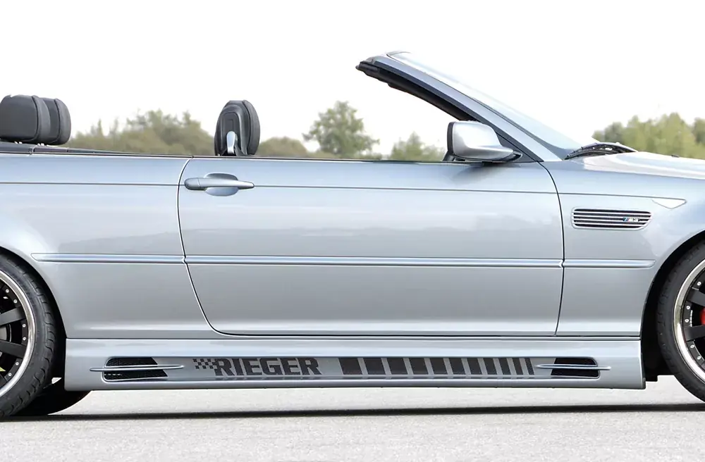 Nur Heute Rieger Seitenschweller (185mm) passend für BMW 3er E46 M3 Cabrio