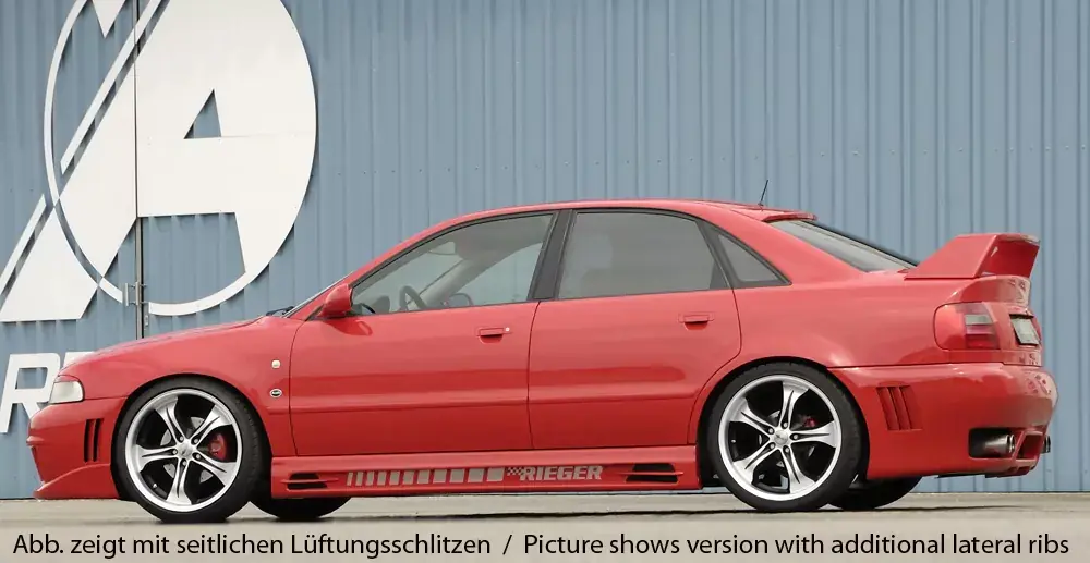 Neu Im Sortiment Rieger Heckschürze passend für Audi A4 B5 Limousine 11.94-98