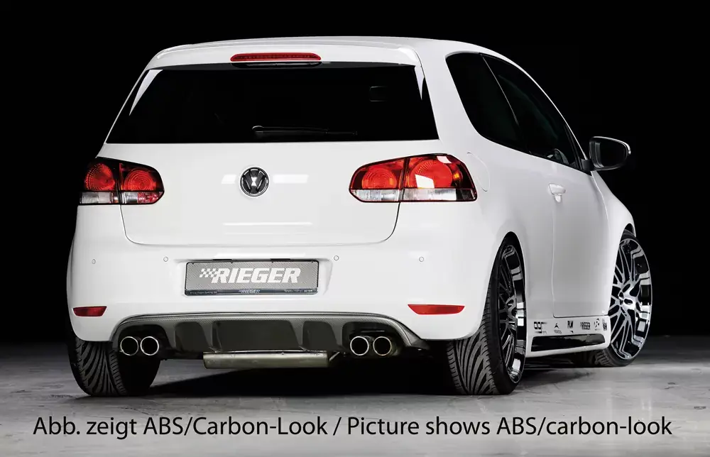 Rieger Heckeinsatz passend für VW Golf 6 ab 10/2008 Top-Angebot