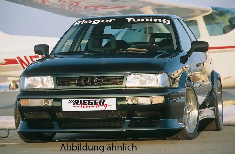 Markenware Rieger Spoilerschwert Breitbau II passend für Audi 80 Typ 89 Lim.