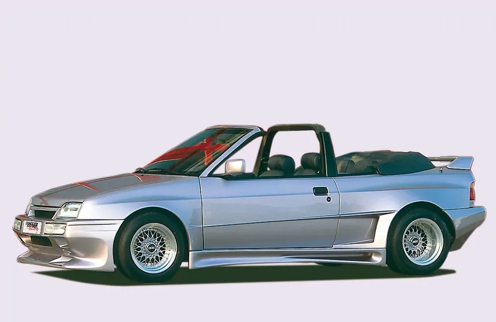 Neuheit Rieger Seitenschweller links Breitbau II passend für Ford Escort 5 Cabrio
