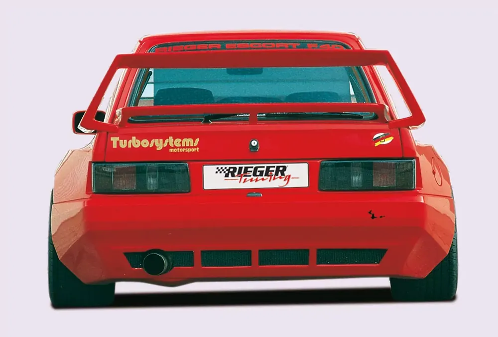 Rieger Heckschürze Breitbau II passend für Ford Escort 4 3-tür. 07.88-10.90 Neuheit