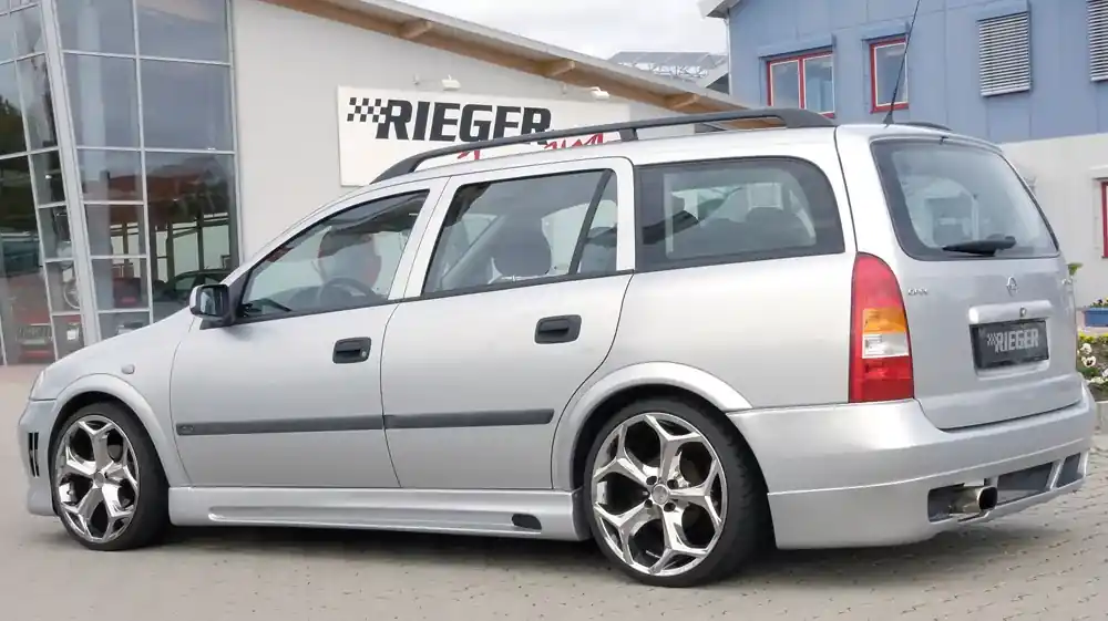 Markenware Rieger Seitenschweller rechts passend für Opel Astra G Fließheck