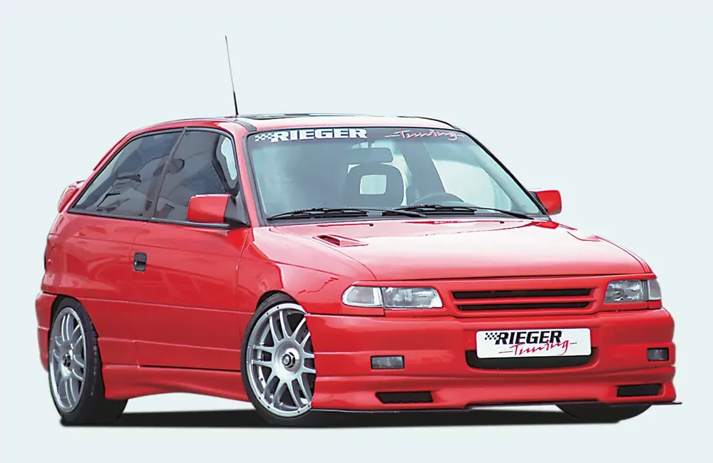 Rieger Spoilerstoßstange RT 01 passend für Opel Astra F Stufenheck (09/91–12/99) Neu Im Sortiment