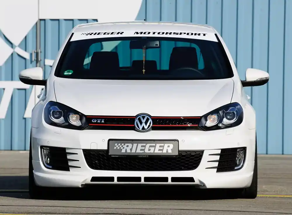 Billig Rieger Spoilerlippe passend für VW Golf 6 GTI Cabrio