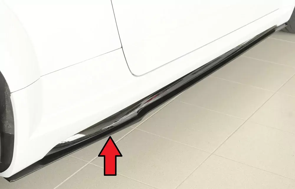 Rieger Seitenschweller rechts passend für Audi TT 8J-FV/8S Roadster ab 09/2018 Highlight