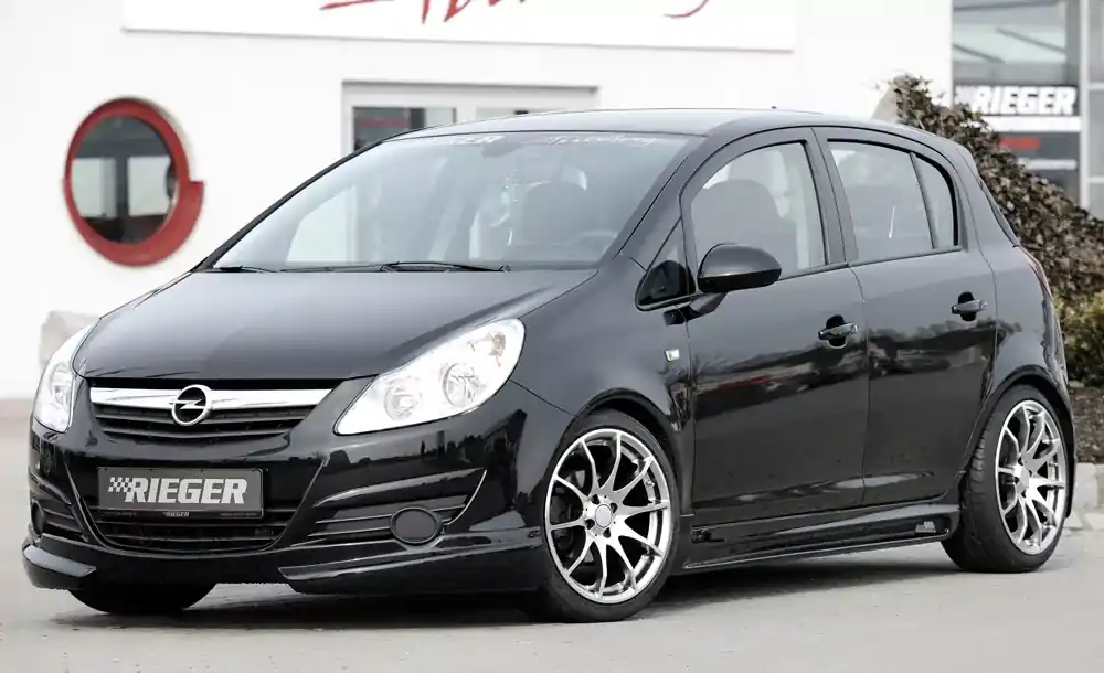 Rieger Seitenschweller rechts passend für Opel Corsa D 5-tür. 07/06–12/10 (bis Facelift) Sonderangebot