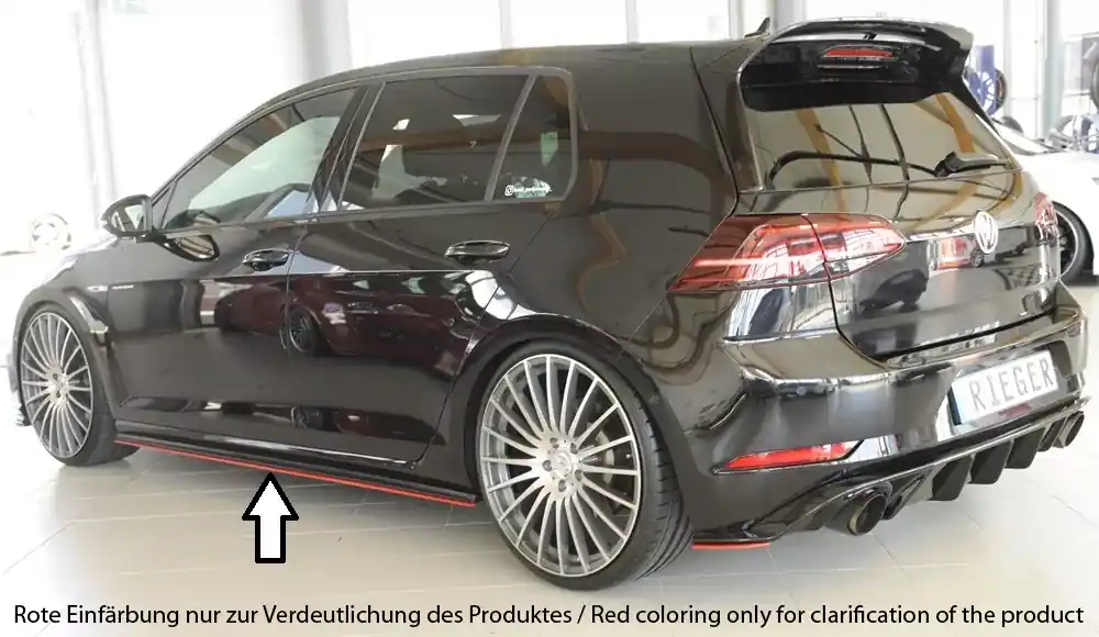 Heißes Angebot Rieger Seitenschweller links passend für VW Golf 7 GTD (ab Facelift)