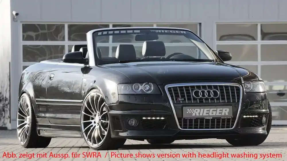 Rieger Spoilerstoßstange passend für Audi A4 (8H) Cabrio 04.02-12.05 Super-Preis