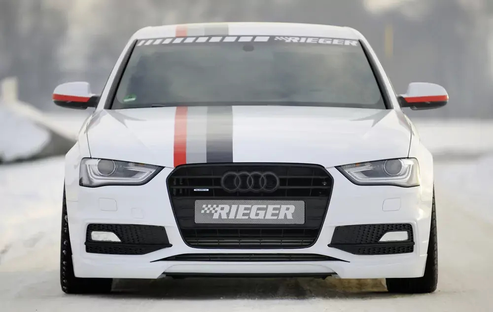 Rieger Spoilerlippe passend für Audi A4 S4 (B8/B81) Avant ab Facelift 01.12–10.2014 Rabatt