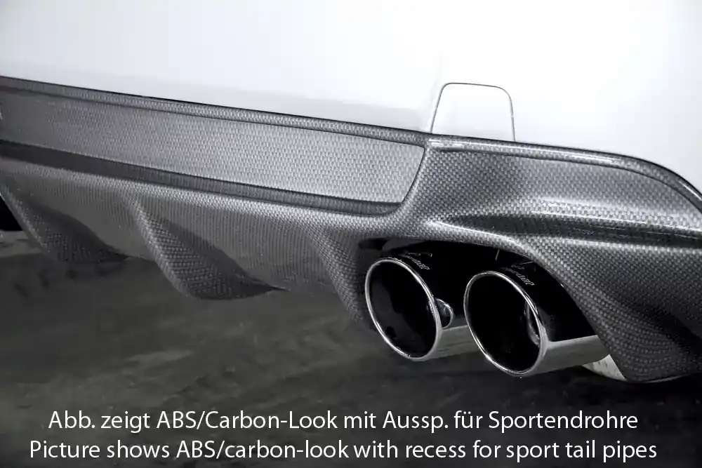 Rieger Heckeinsatz passend für BMW 3er E92 Coupé (09/2006–02/2010) Preiswert