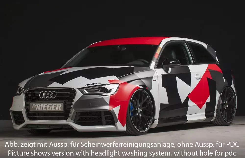 Sofort Bestellen Rieger Spoilerstoßstange passend für Audi A3 (8V) Sportback 07/12-08/16