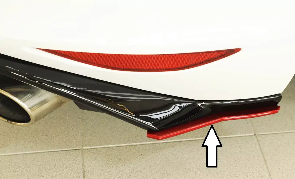 Schnäppchen Rieger Heckschürzenansatz seitlich rechts passend für VW Golf 7 GTI 3-türig (04/2013–12/2016)