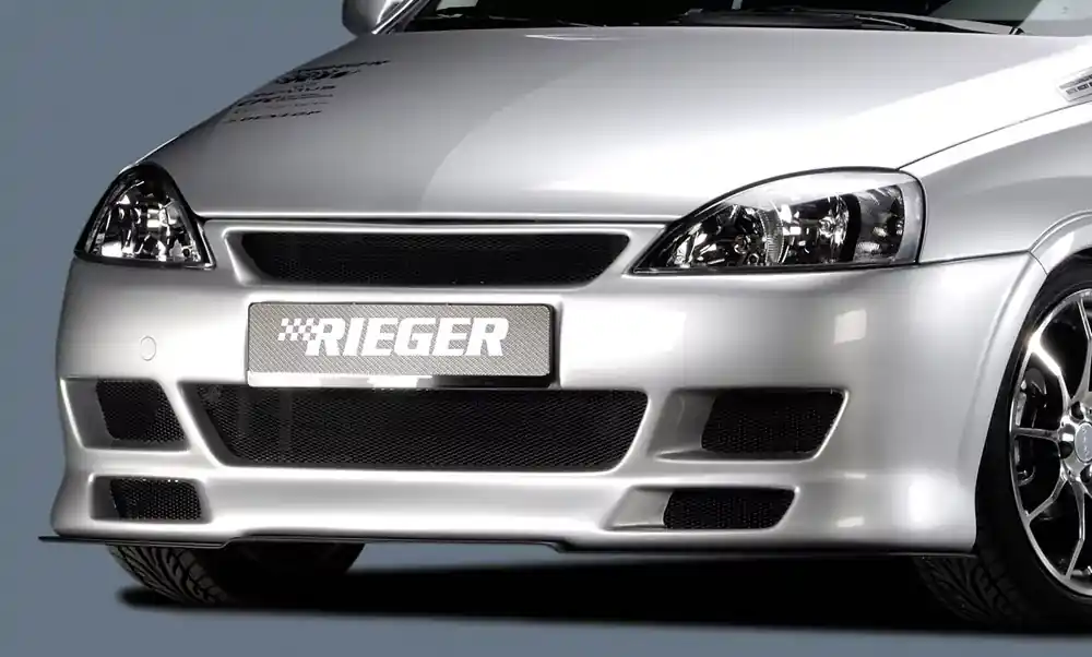 Rabatt Rieger Spoilerstoßstange passend für Opel Corsa C 5-tür. ab 06/2003