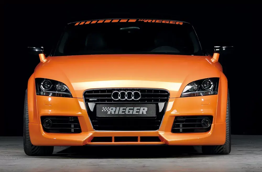 Rieger Spoilerlippe passend für Audi TT 8J Roadster Schneller Versand