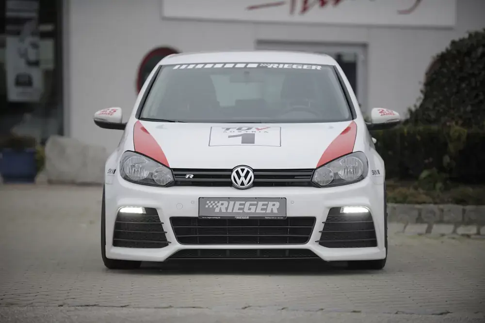 Markenware Rieger Spoilerstoßstange passend für VW Golf 6 GTD 5-tür.