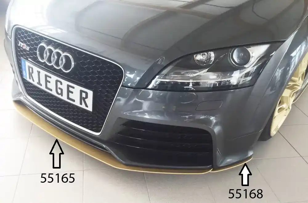 Super-Preis Rieger Spoilerschwert seitlich links passend für Audi TT RS (8J) Roadster ab 09/2009