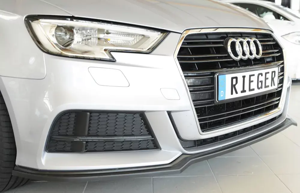 Rieger Spoilerschwert passend für Audi A3 S3 (8V) 5-türig (Sportback 8VA) ab 09/2016 Garantierte Lieferung