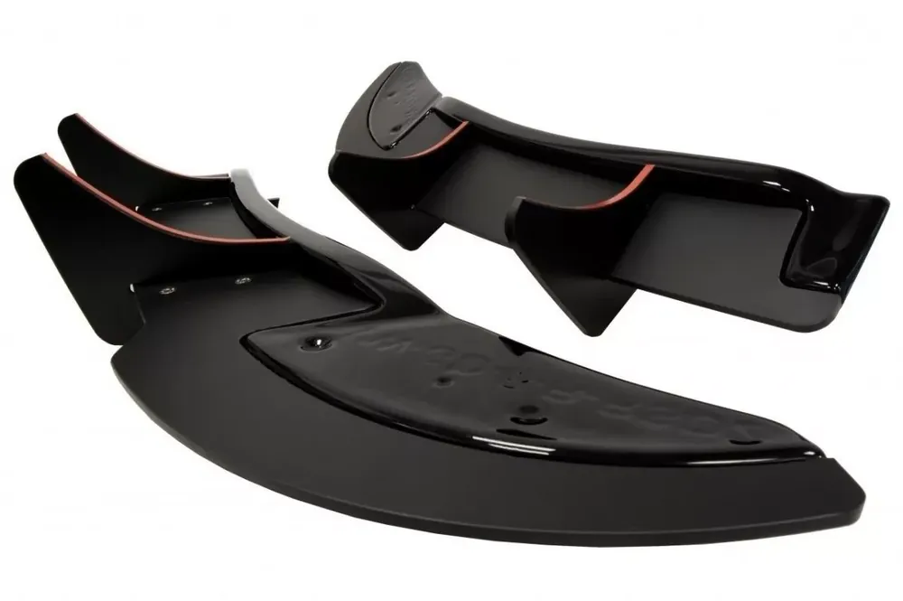 Wochenendangebot Heck Ansatz Flaps Diffusor passend für VW Golf 6 R