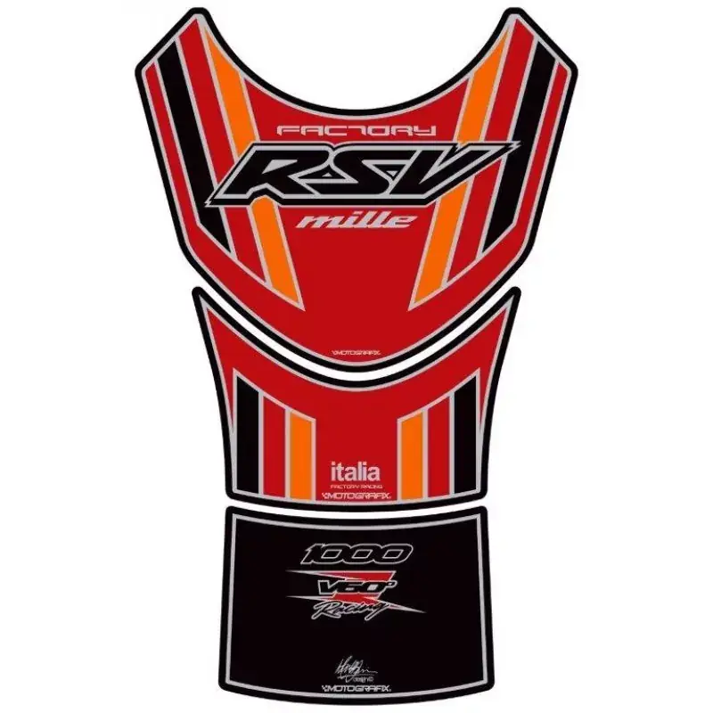 Nur Heute Motografix 3D Gel Tankpad passend für Aprilia RSV MILLE 1000 V60°