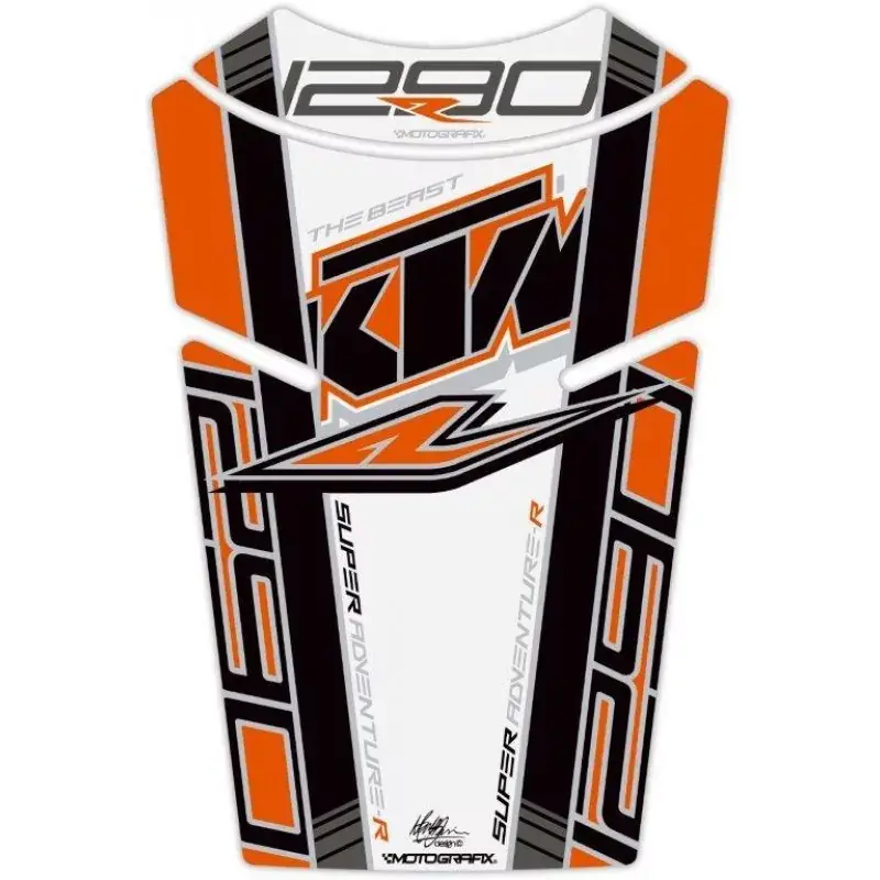 Expressversand Motografix 3D Gel Tank Pad passend für KTM 1290 Super Adventure R Factory TKTM08KOW