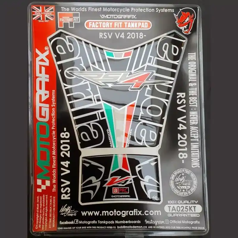 Tank Pad Motografix 3D Gel Protector TA025KT passend für Aprilia RSV4 2018 Sonderaktion