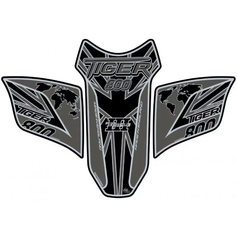 Must-Have Motografix 3D Gel Tank Pad TT029KKUJ passend für Triumph Tiger 800