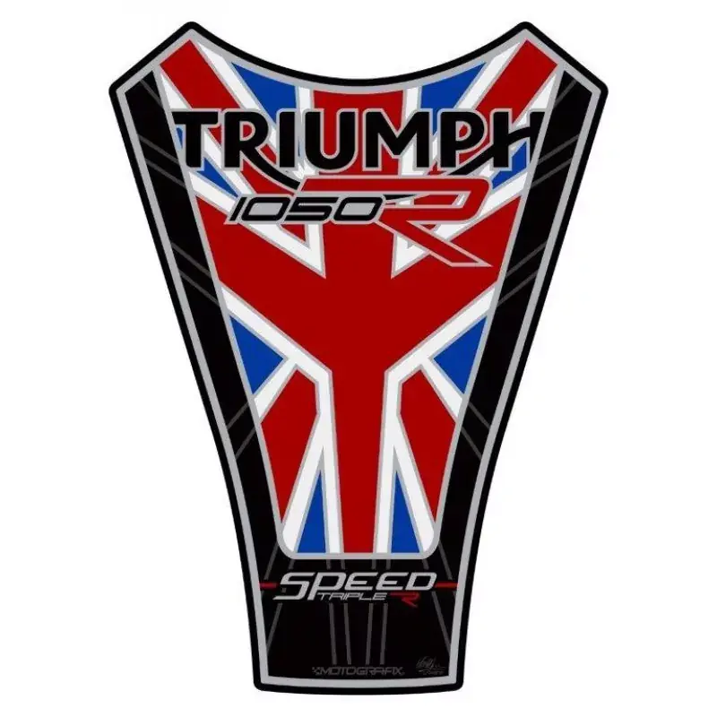 Beliebt Motografix 3D Gel Tank Pad Protector passend für Triumph Speed Triple 1050 R